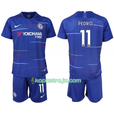Billiga Fotbollströjor Chelsea PEDRO 11 Barn Hemma tröja 2018/19 Kortärmad